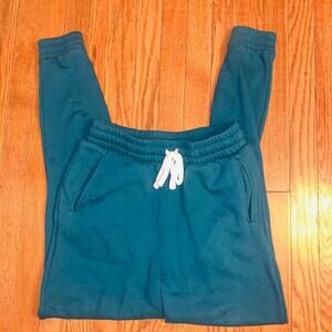 NWOT TEAL SWEATPANTS JOGGERS XS